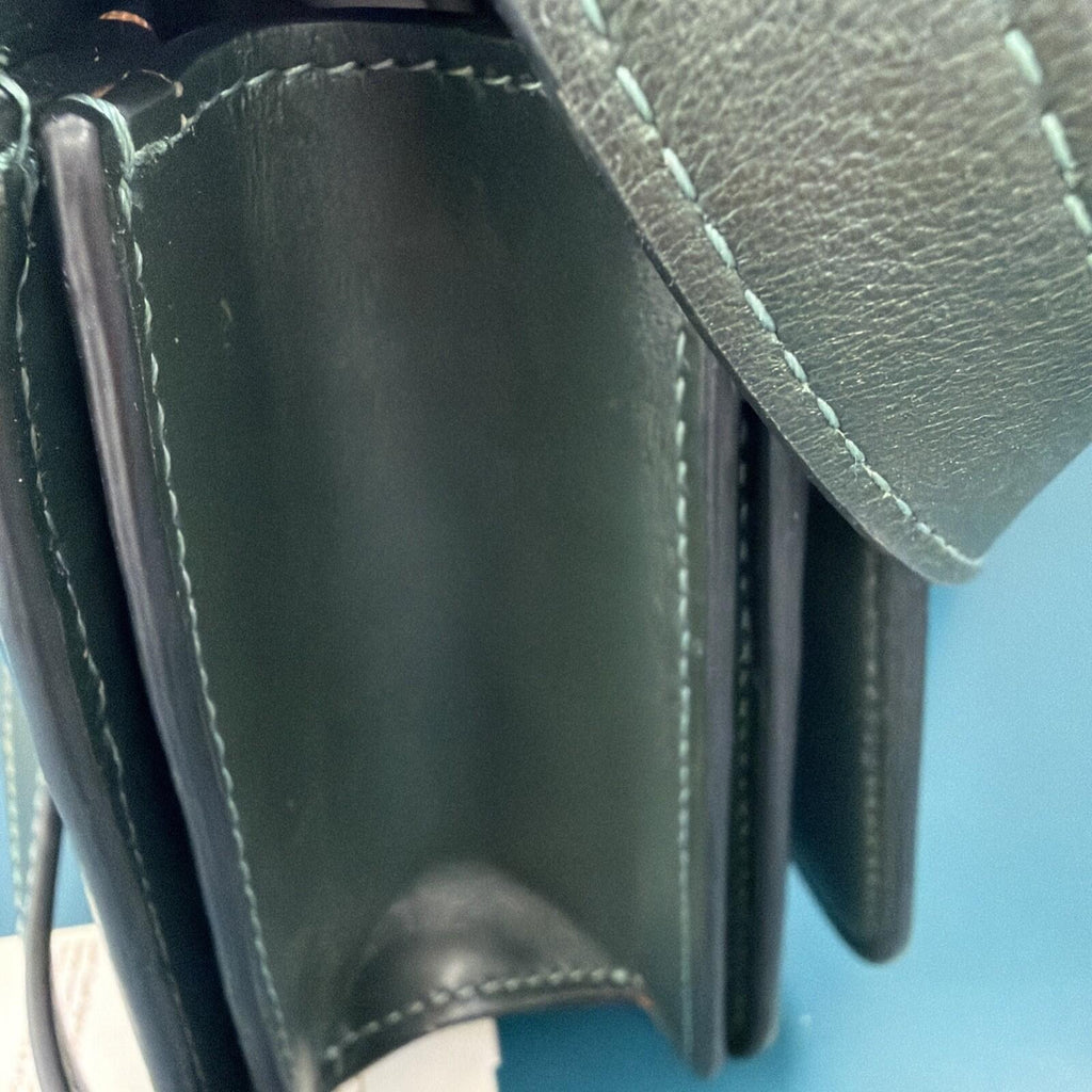 353 Coach Lux Bandit Shoulder Cross Body Bag Amazon Green £550 BNWT