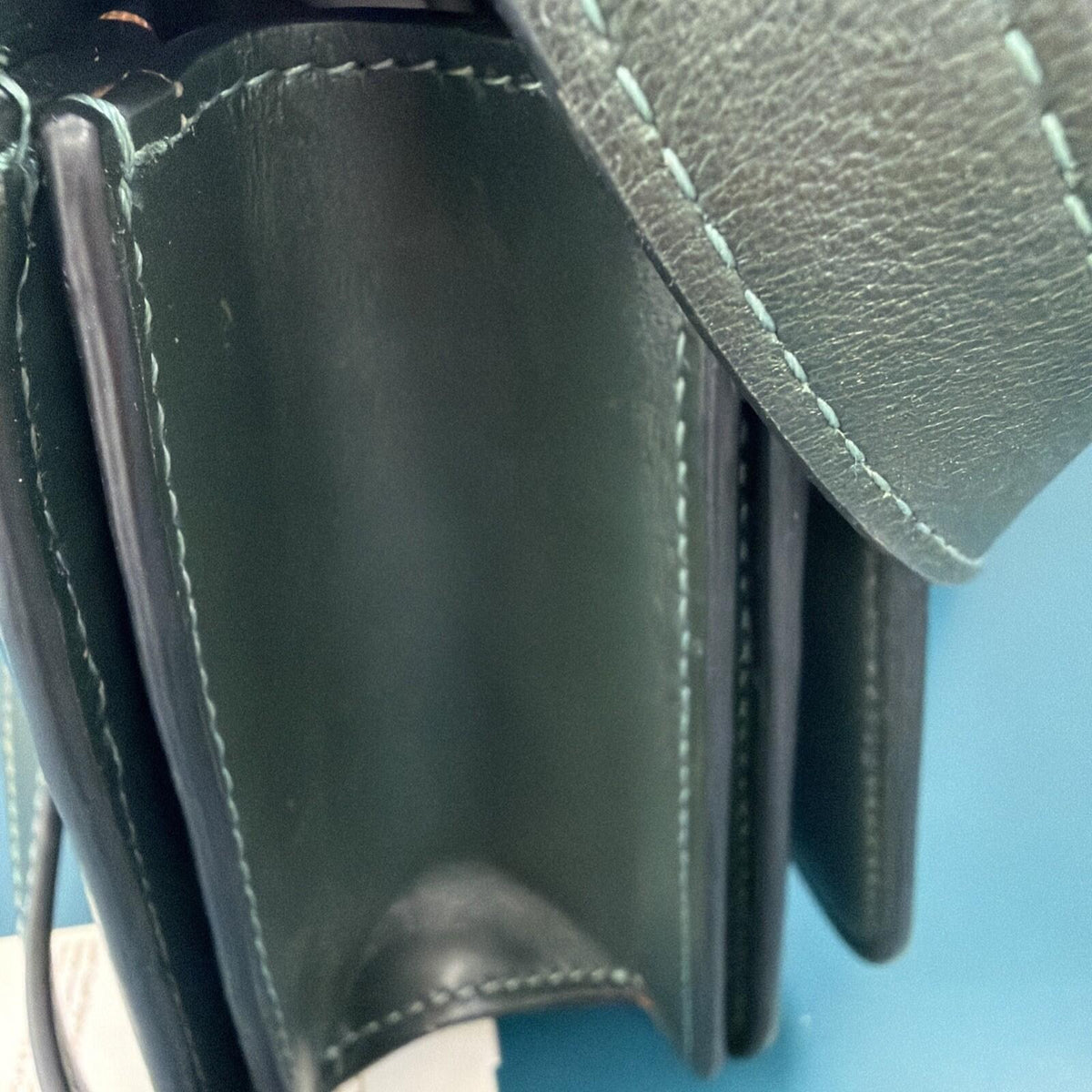 353 Coach Lux Bandit Shoulder Cross Body Bag Amazon Green £550 BNWT