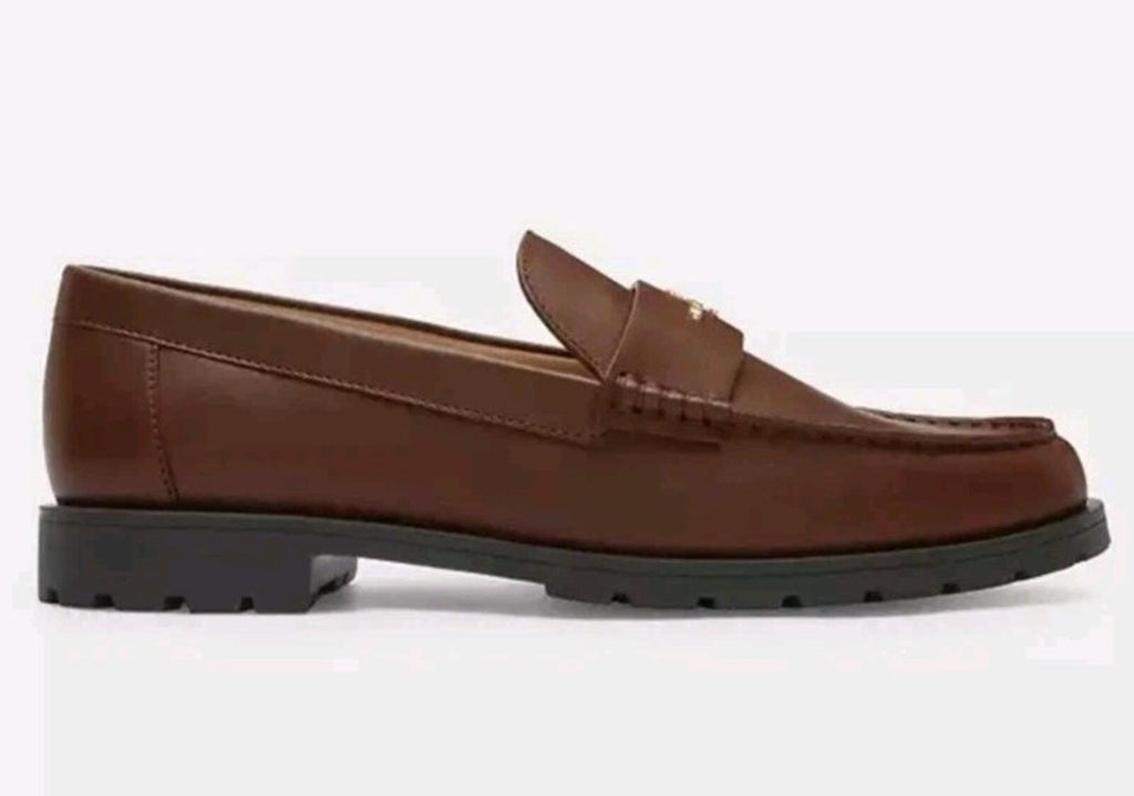 Coach Janie Loafer Dark Saddle UK 4.5 US 6.5 EUR 37 RRP £225