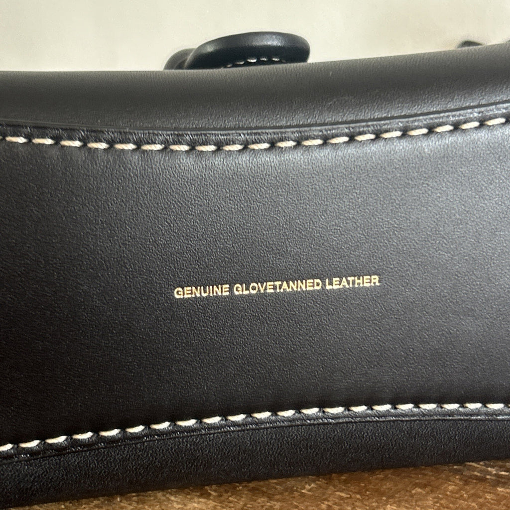 412 Coach Courier Carryall Bag In Black Leather, Style 88348 BNWOT