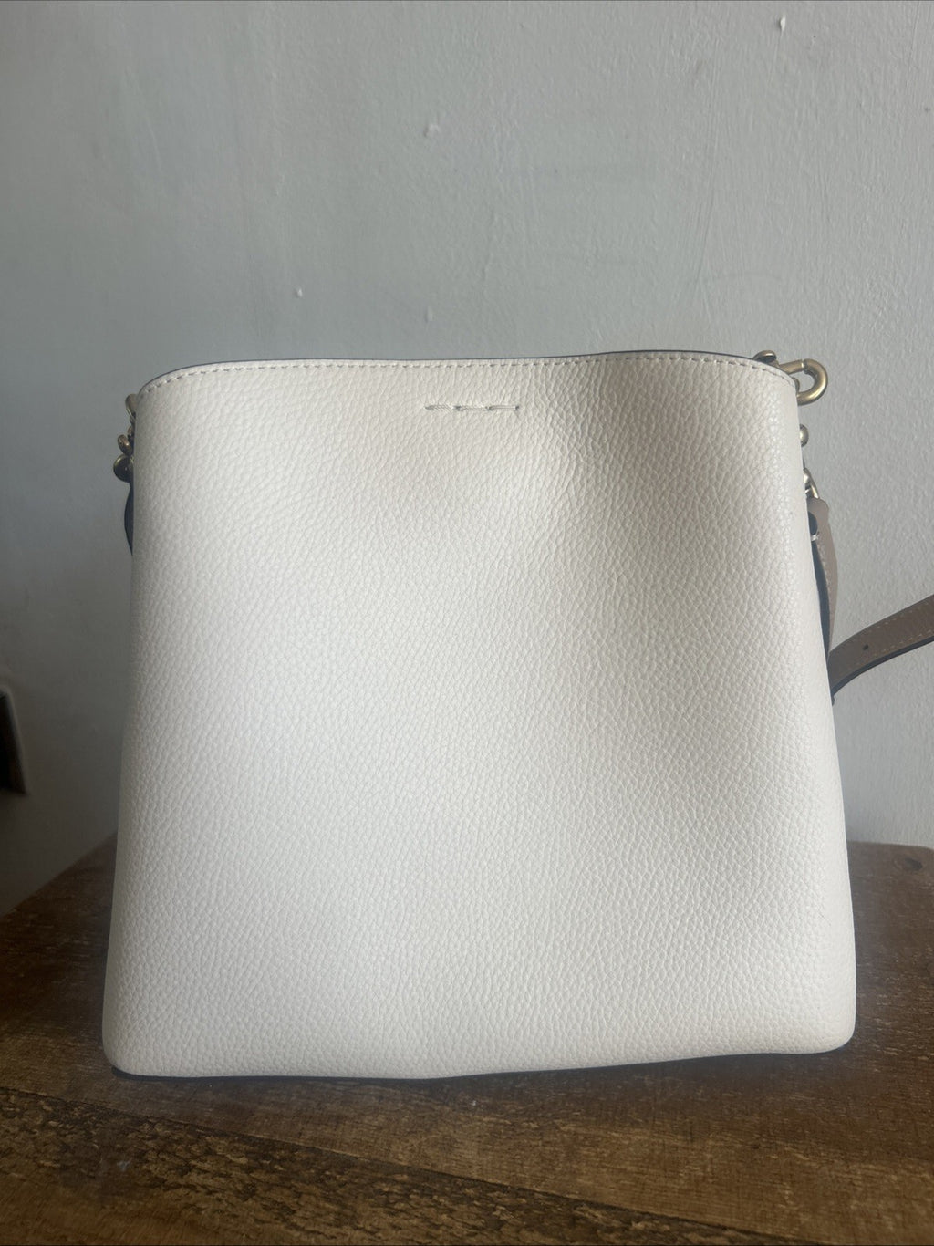 400 Coach willow Bucket Shoulder Bag In Colourblock White BNWOT