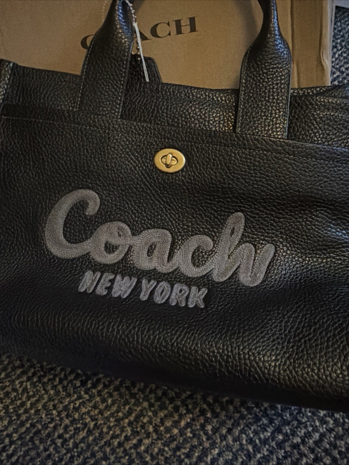 Coach Cargo 42 Bag Leather Tote New Tagged