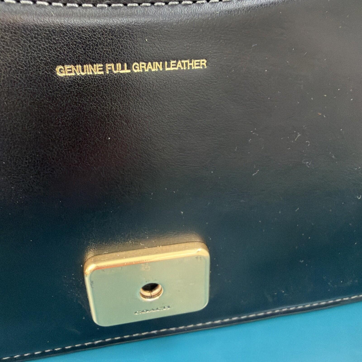 354 Coach Lux Bandit Shoulder Crossbody Bag Black Leather £550 New