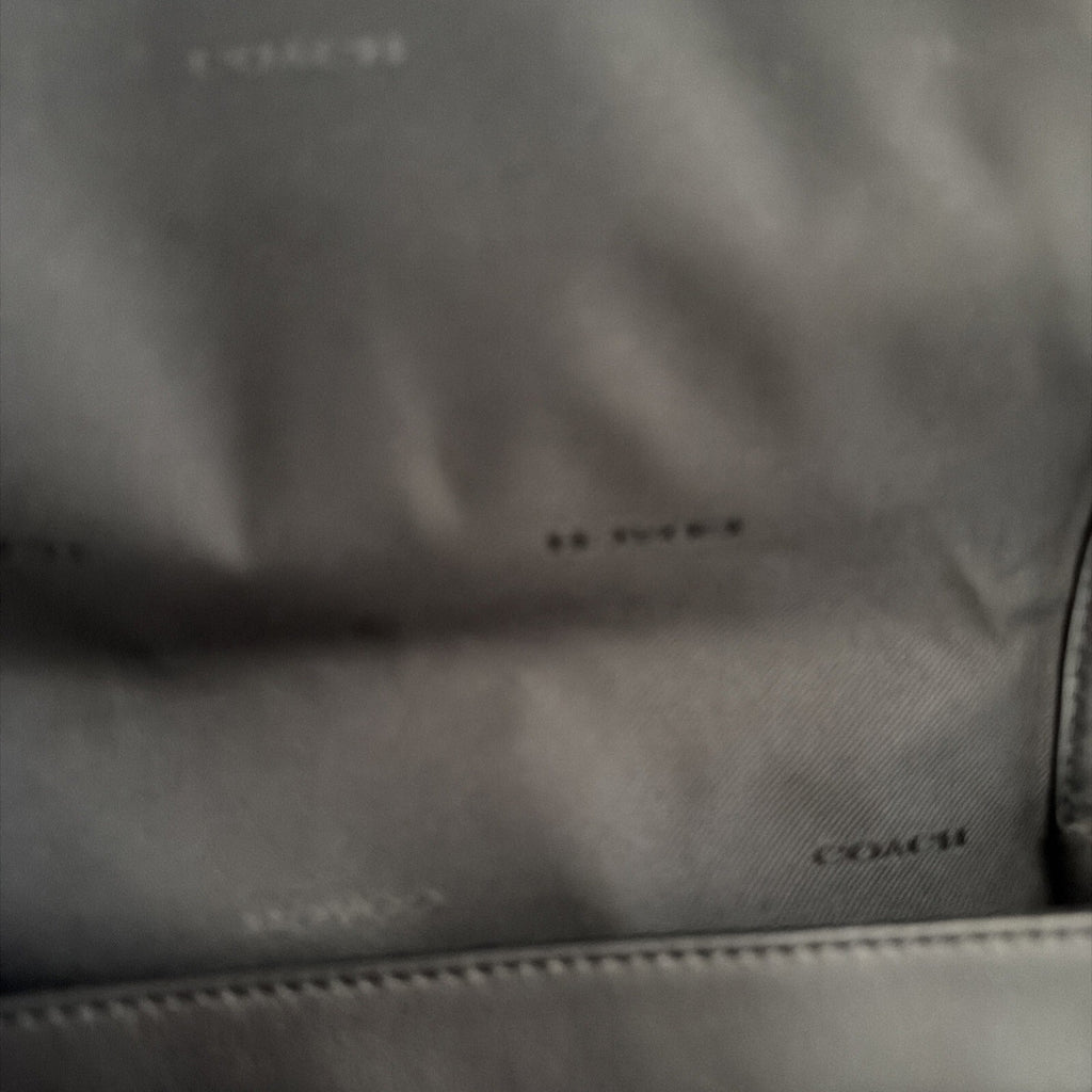 Coach Men's League Smooth Leather Messenger Bag - Black BNWT New