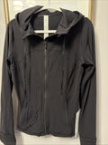 Lululemon Hooded Define Jacket Nulu Black Size US 8 Uk 12 BNWT £118 Slim Fit