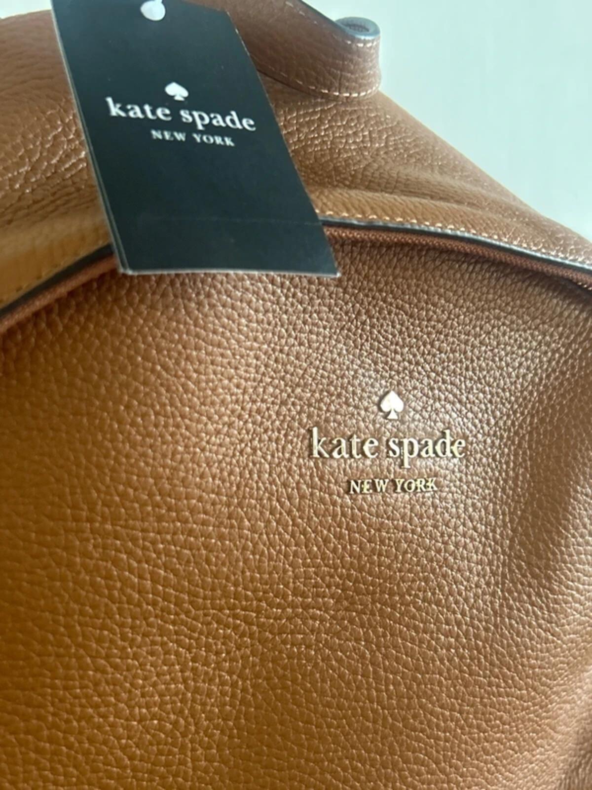 Kate spade Large Leila Dome backpack Gingerbread BNWT Rucksack