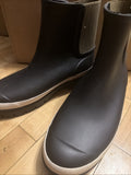 Tory Burch Hurricane Rain Boots Wellingtons Black Olive BN Uk 8.5 Wellies