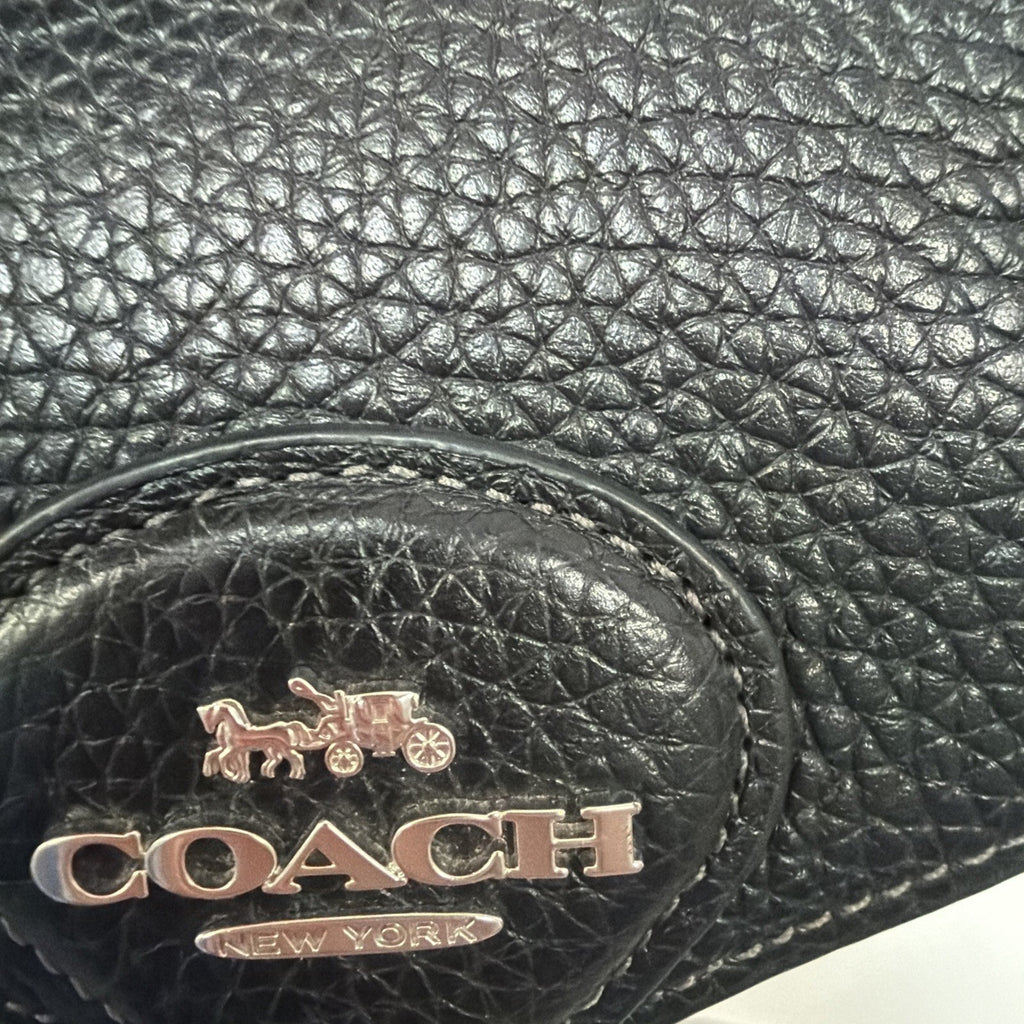 358 Coach Amelia Black Pebble Leather Backpack Rucksack BN Missing One Strap BN