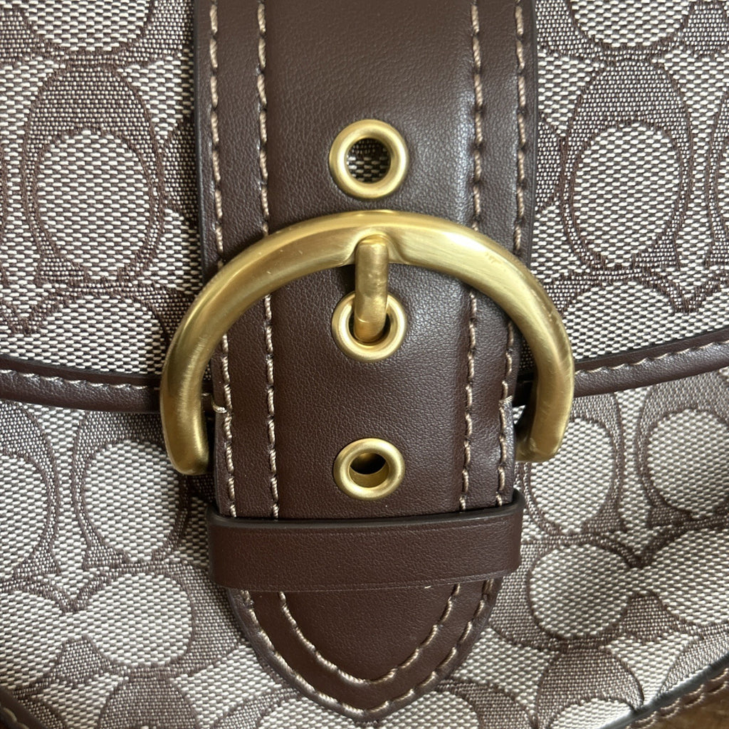 409 Coach Soho 25 In Signature Oak Maple BNWOT