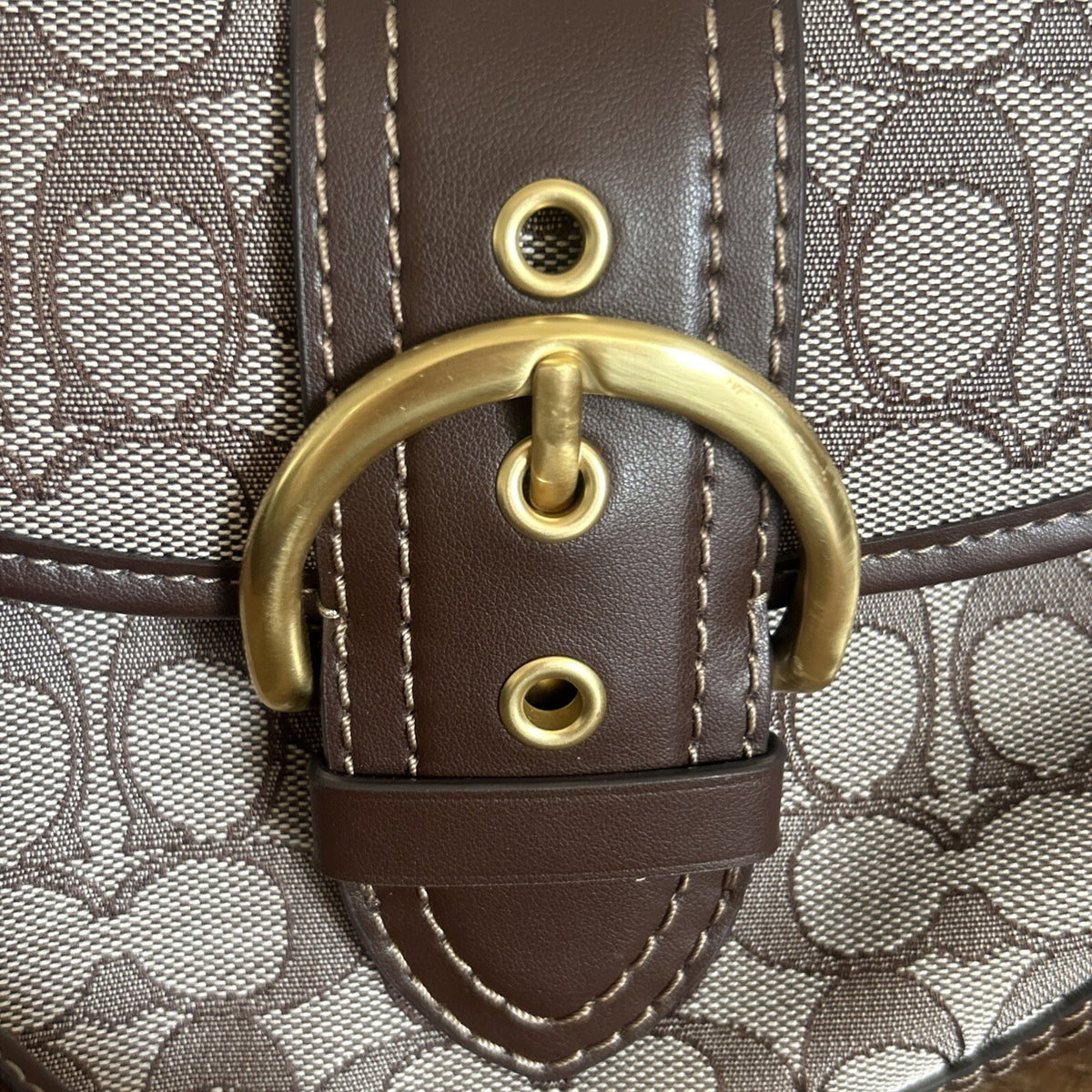 409 Coach Soho 25 In Signature Oak Maple BNWOT