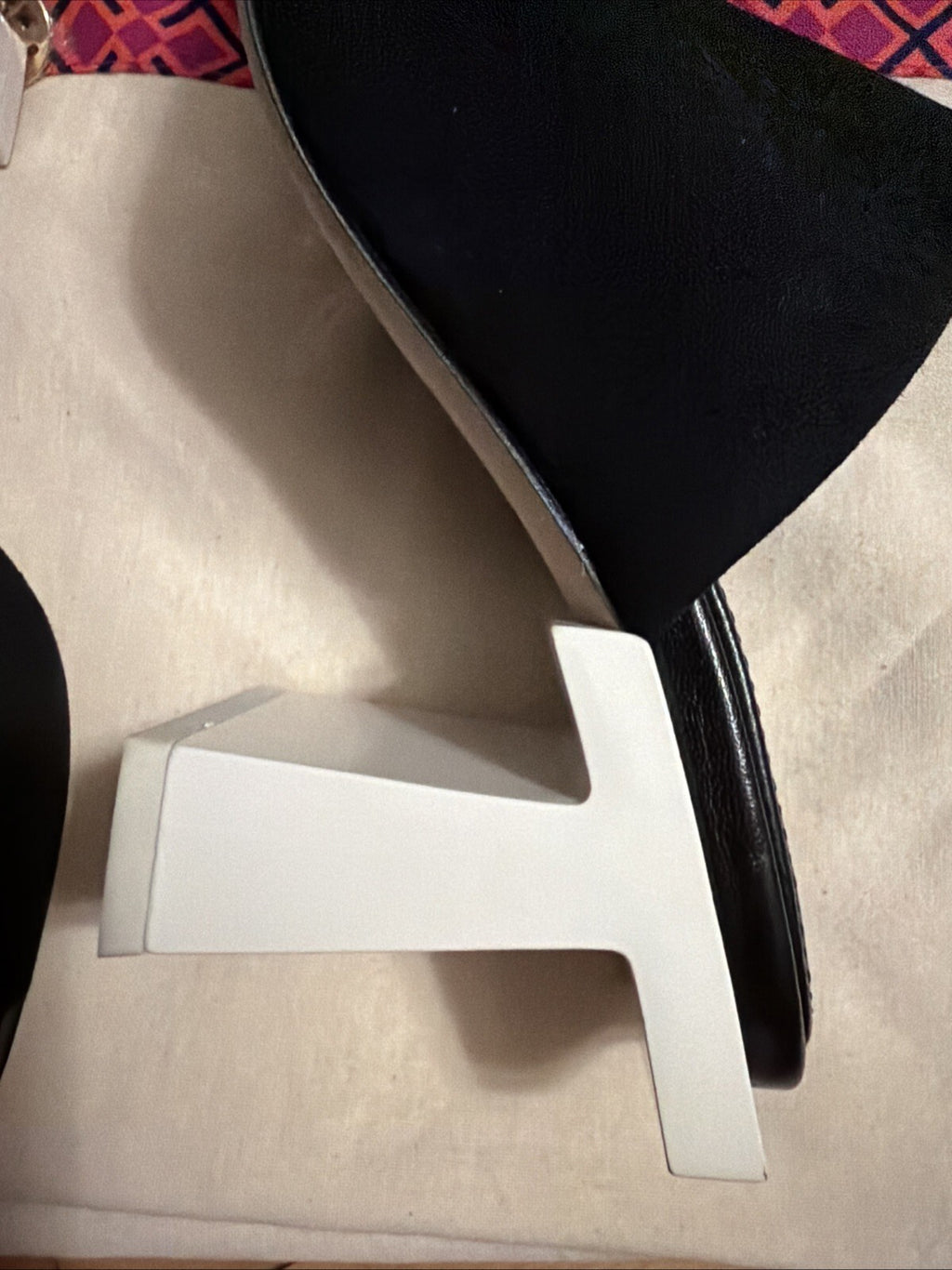 TORY BURCH Black Suede T Block Slip-On Mule Uk 3.5 $368 With Dust Bag New