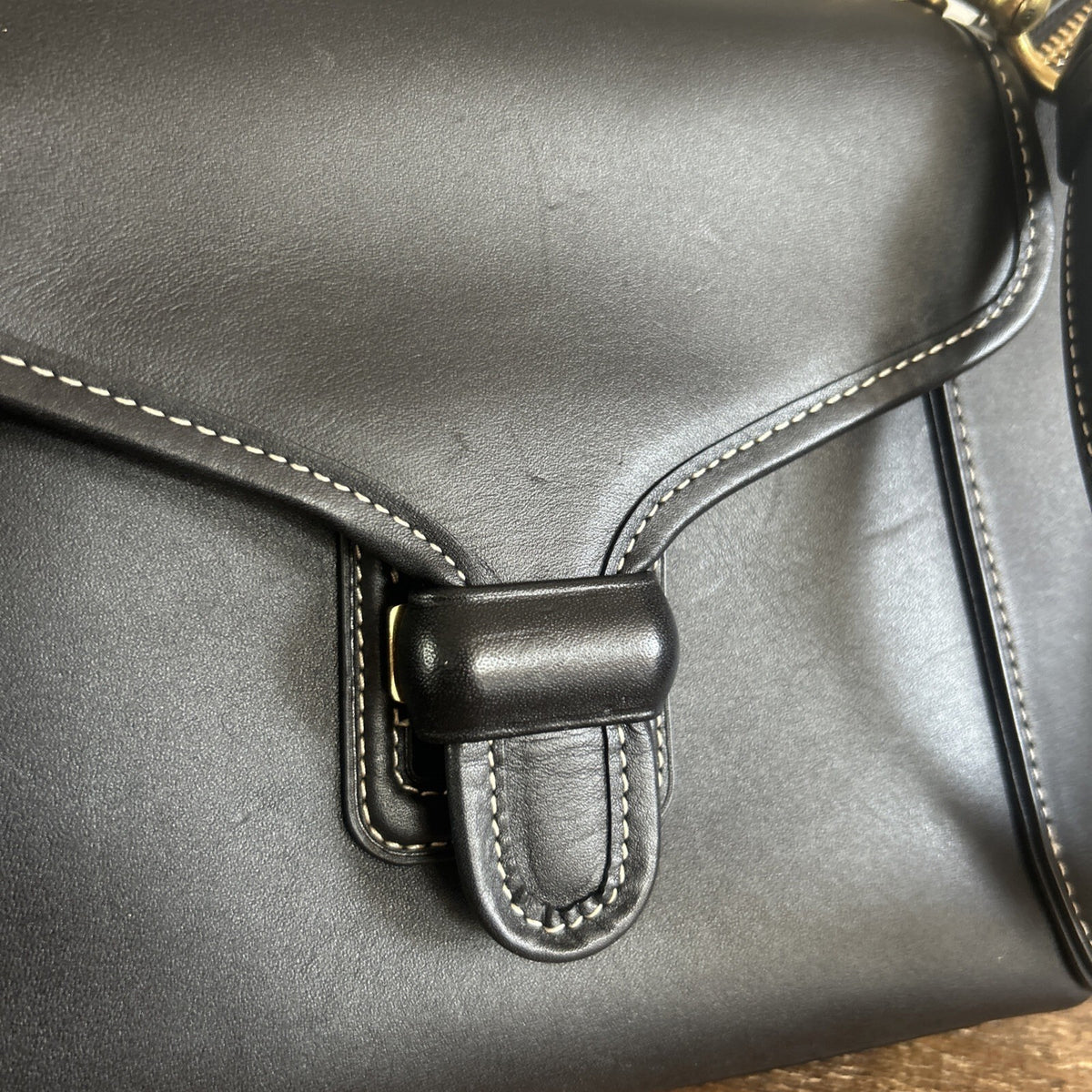 412 Coach Courier Carryall Bag In Black Leather, Style 88348 BNWOT