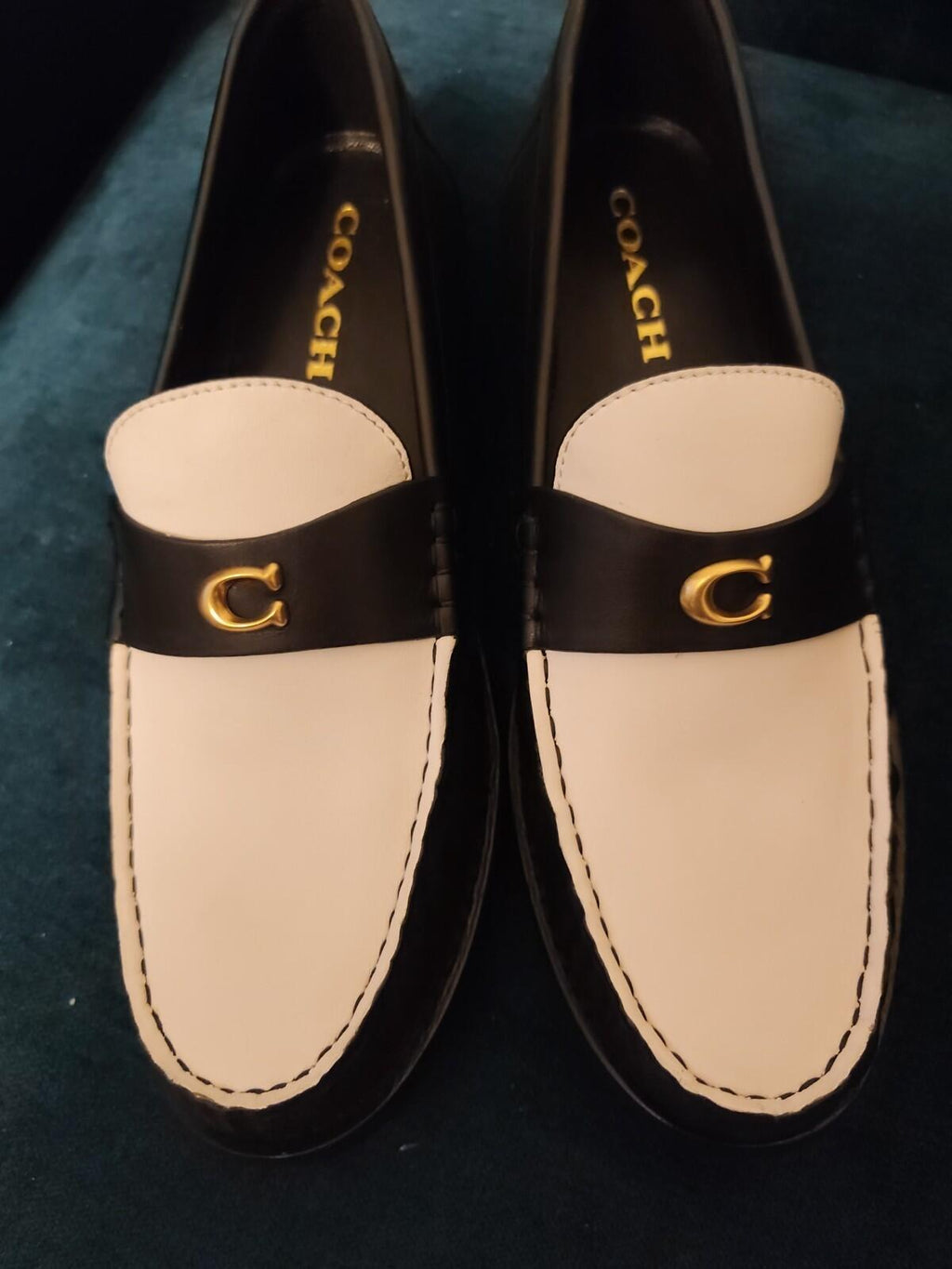 Coach Jolene Loafer Black/Optic White UK 6.5 / US 8.5
