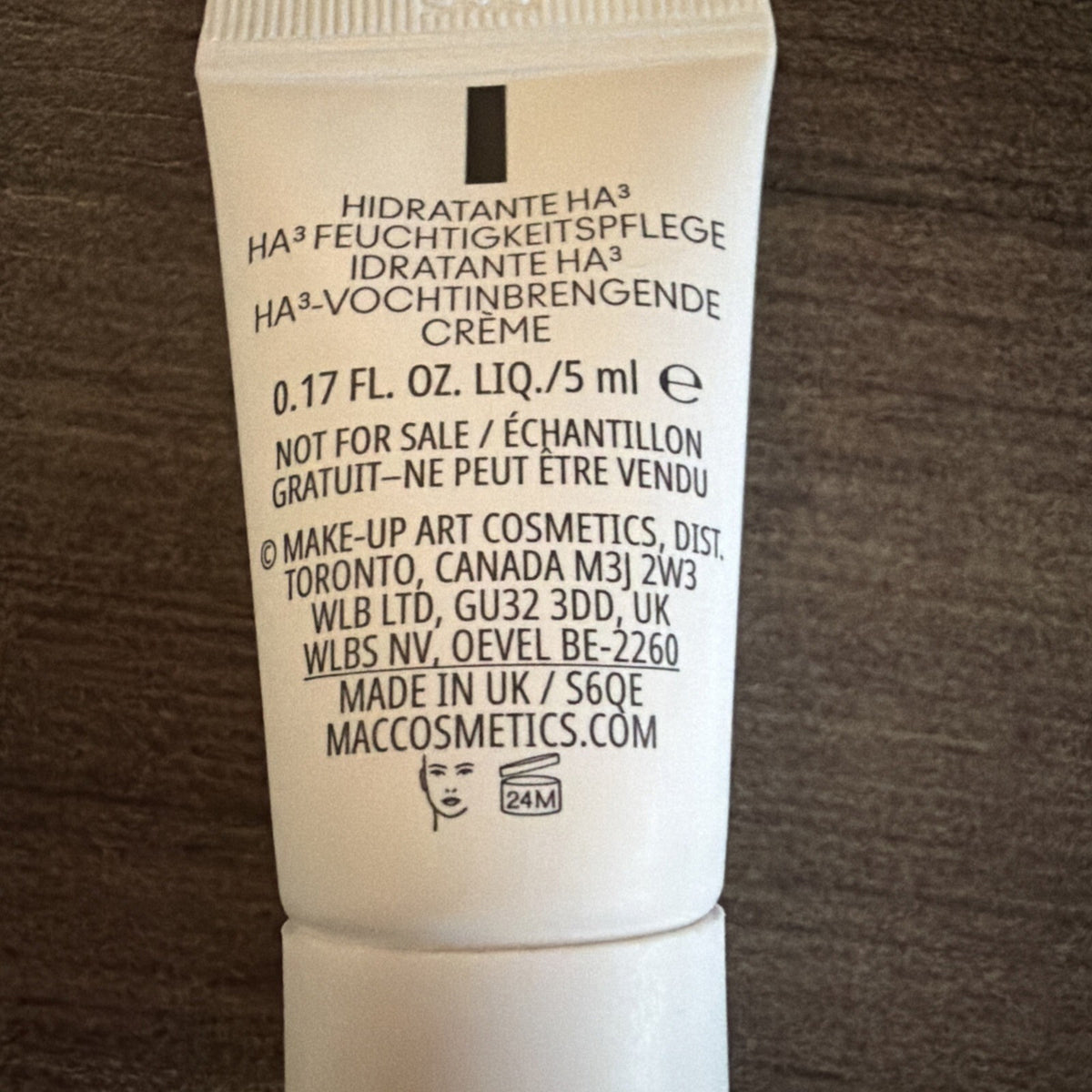 MAC Hyper Real Skincanvas Waterlight Moisturiser Cream 5ml Mini BN