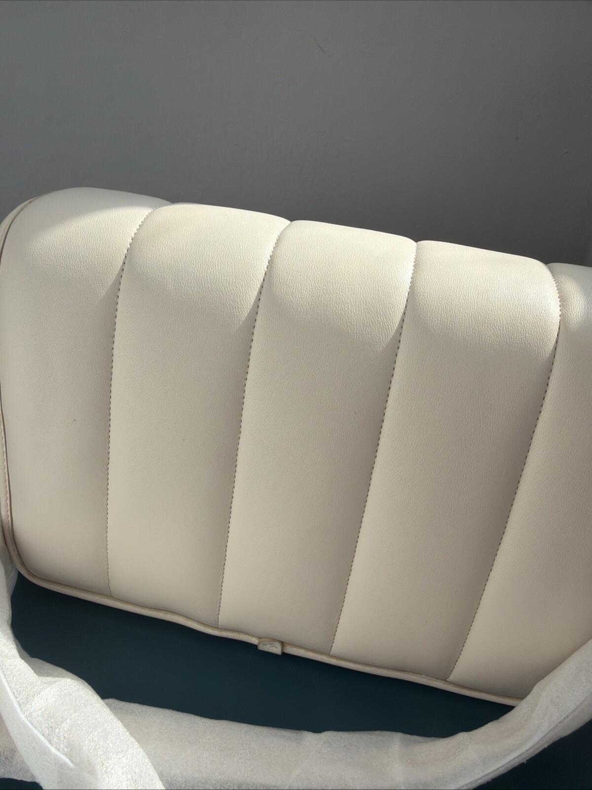 351 Coach Chalk Ivory Quilted Nappa Leather Studio Shoulder Bag C7725 BNIB