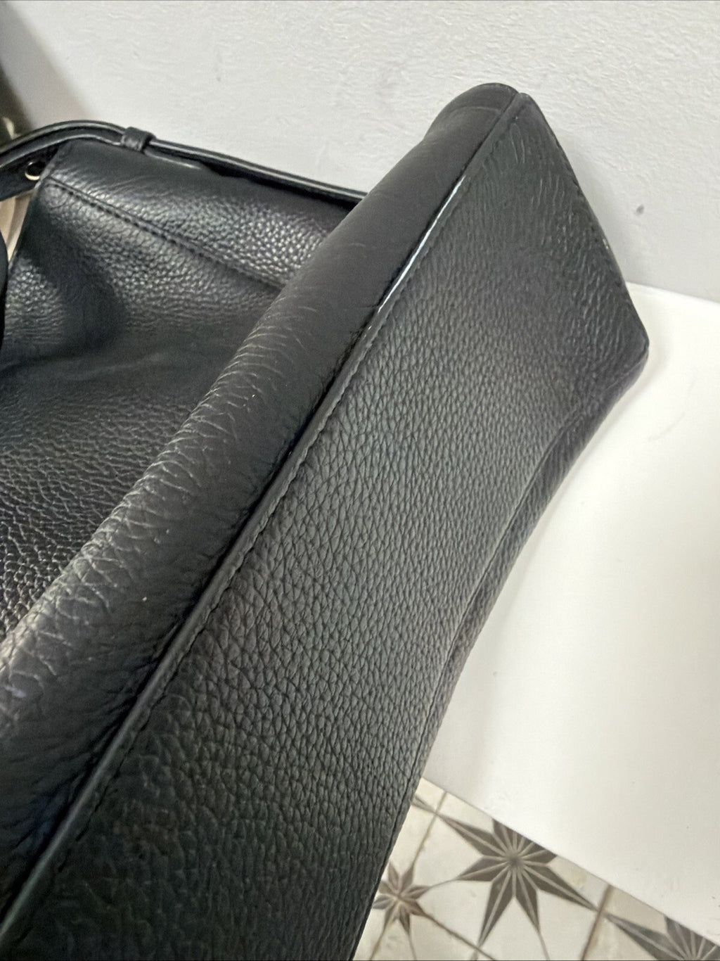 Kate Spade Juliette Black Leather Medium Bucket Bag KM546 Shoulder New