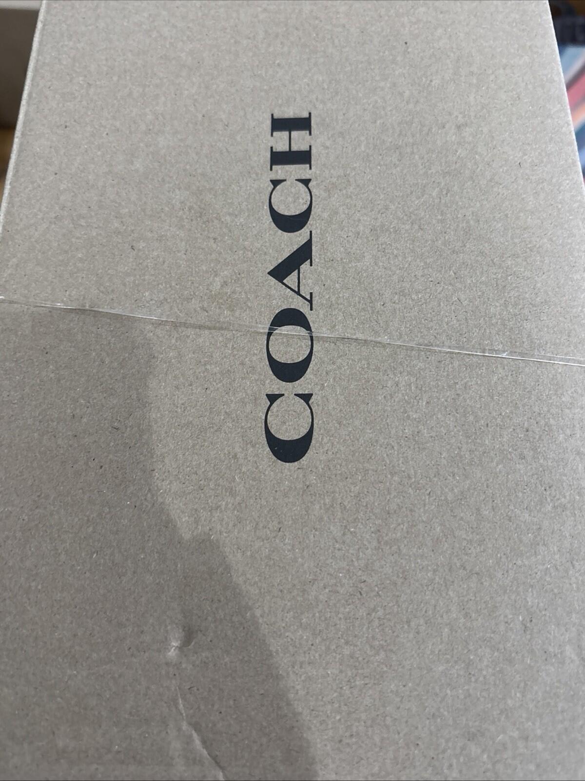 Coach Janie Leather Loafers - Black Size 5 EU 37.5 BNIB