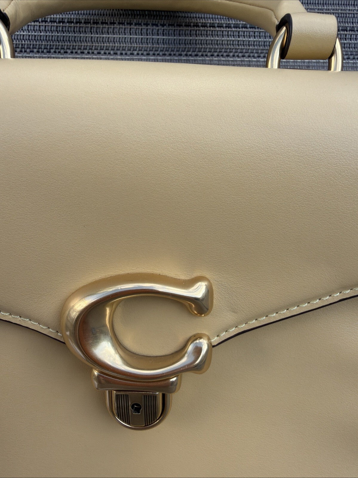 Coach Sammy Top Handle 21 Bag smooth leather Hay - Yellow  RRP £550 BNWT