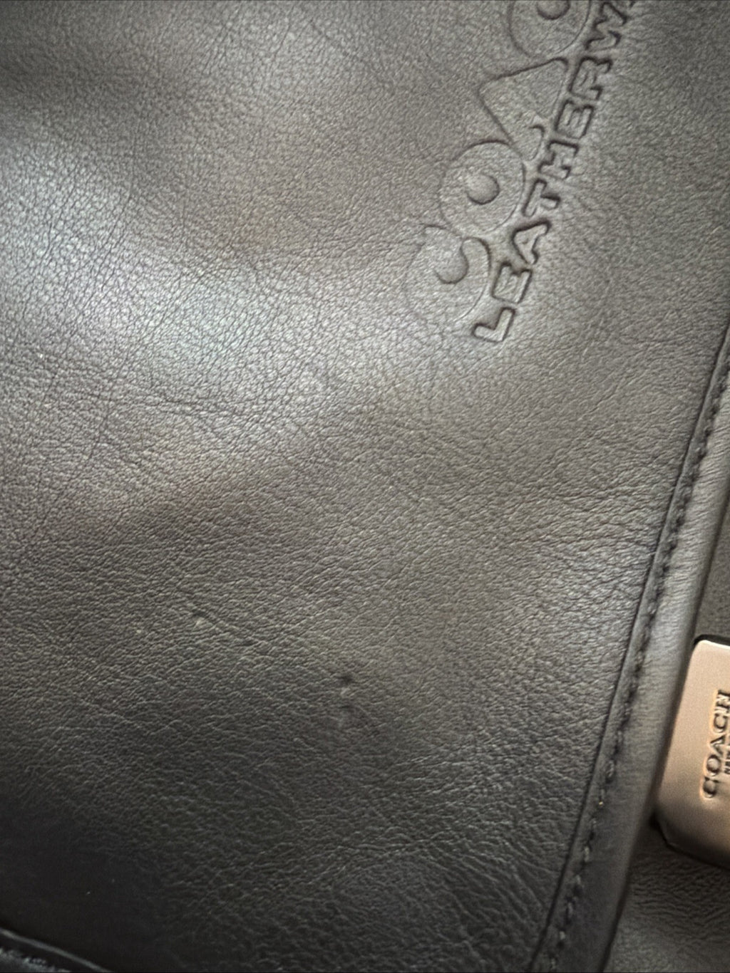 Coach Men's League Smooth Leather Messenger Bag - Black BNWT New