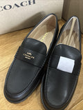 Coach Janie Leather Loafers - Black Size 5 EU 37.5 BNIB