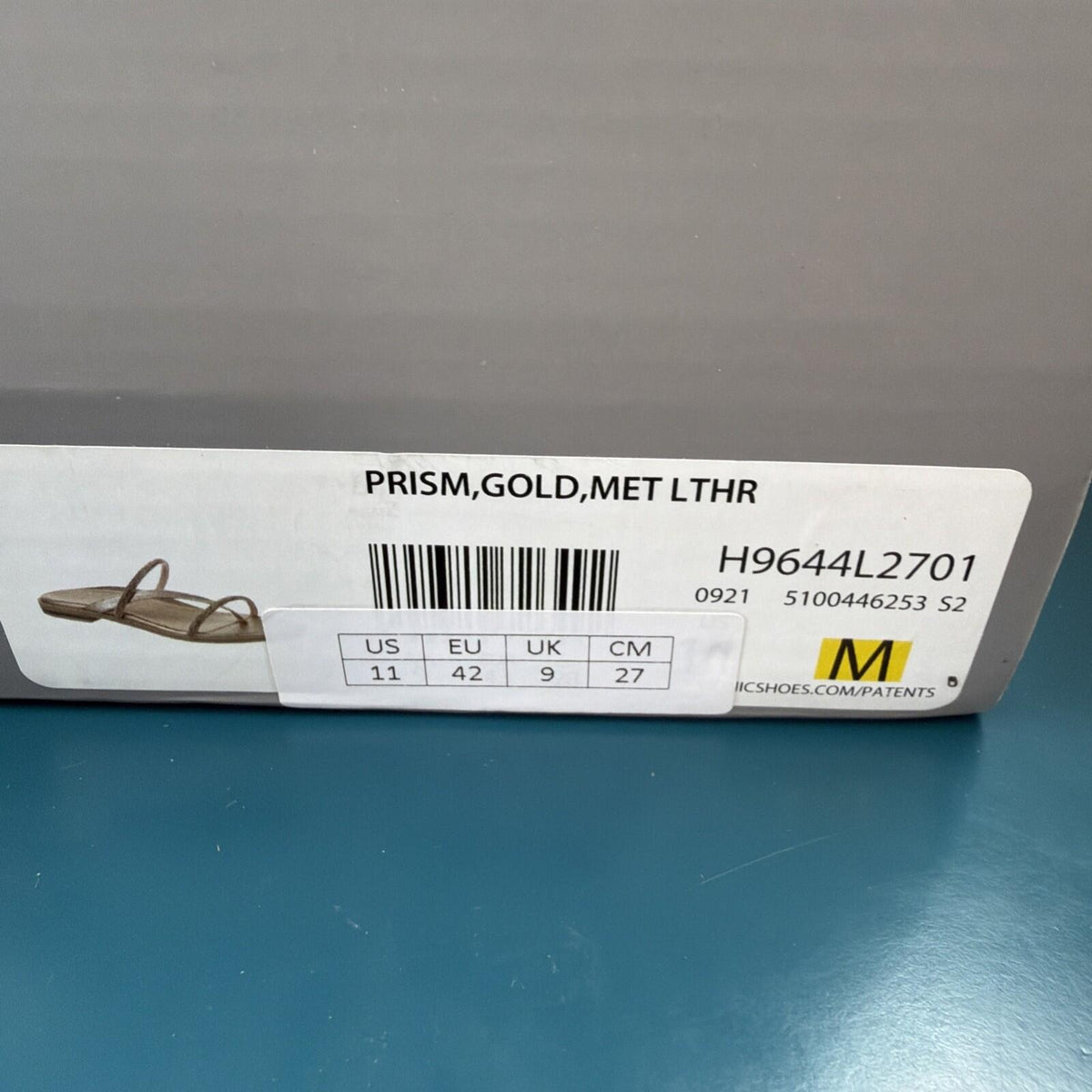 Vionic Prism (with arch support)  Gold leather  sandals UK 9 RRP £110 BNIB