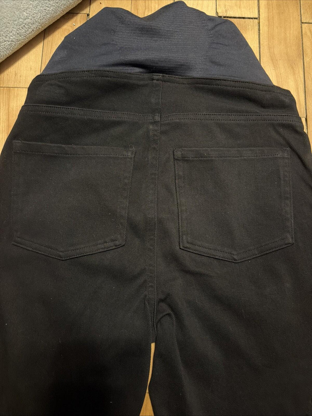 Spanx Mama Jean-ish Maternity Leggings Jeggings Size M 12-14 Black BNWT £98