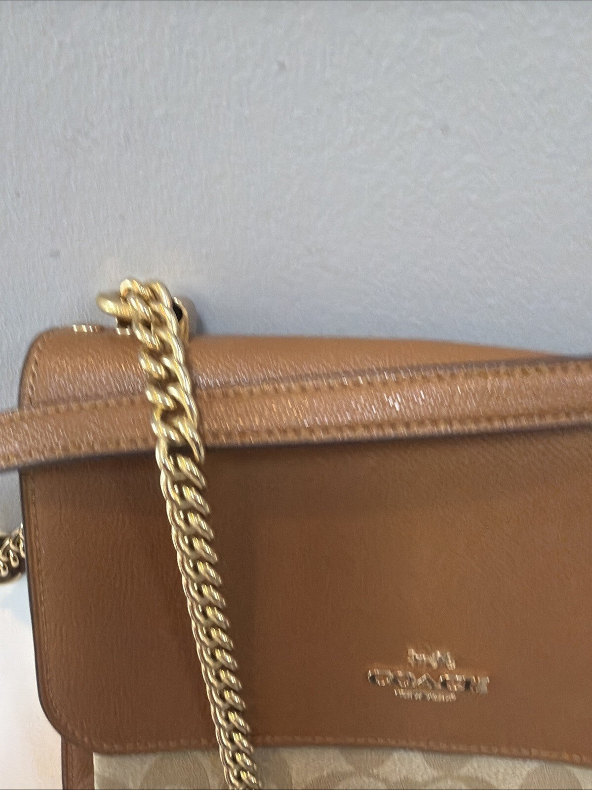 COACH Klare Crossbody Bag In Signature Canvas & Cross Grained Leather BN