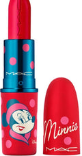 MAC X Disney MINNIE WOO Lusterglass Lipstick Ltd Edition Full Size Red Rare BNIB