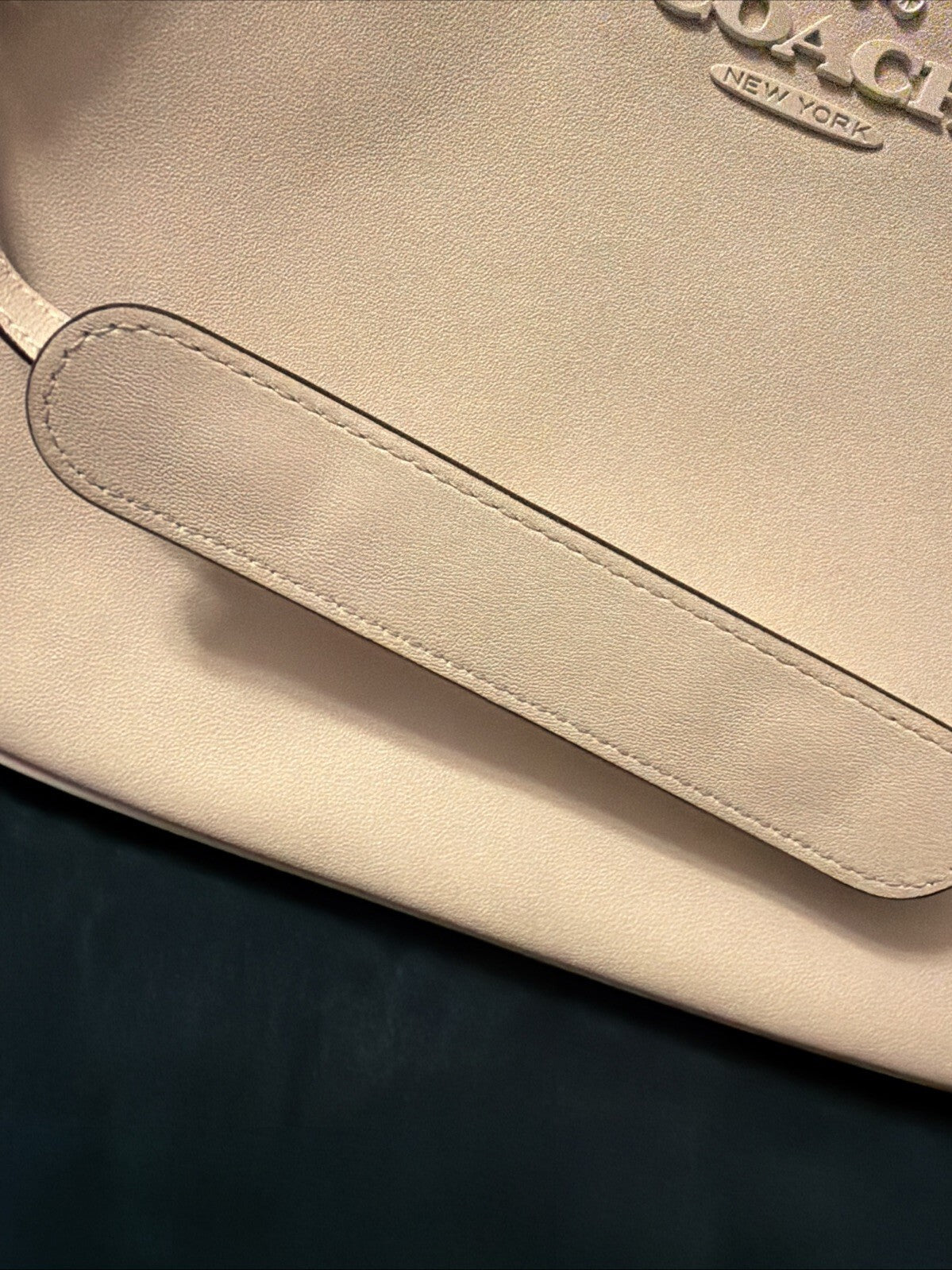 Coach C0952 Penelope Chalk White Leather Shoulder Bag Purse Chalk Hardware BNWT