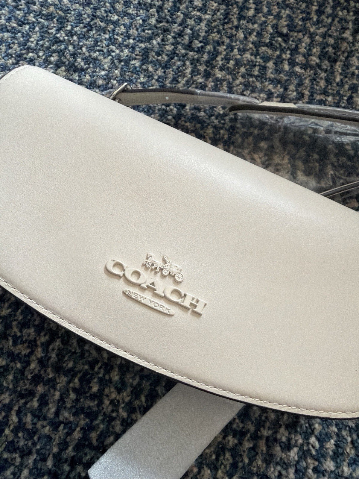 Coach Andrea shoulder bag Ivory BNWT Cross Body 2 Straps