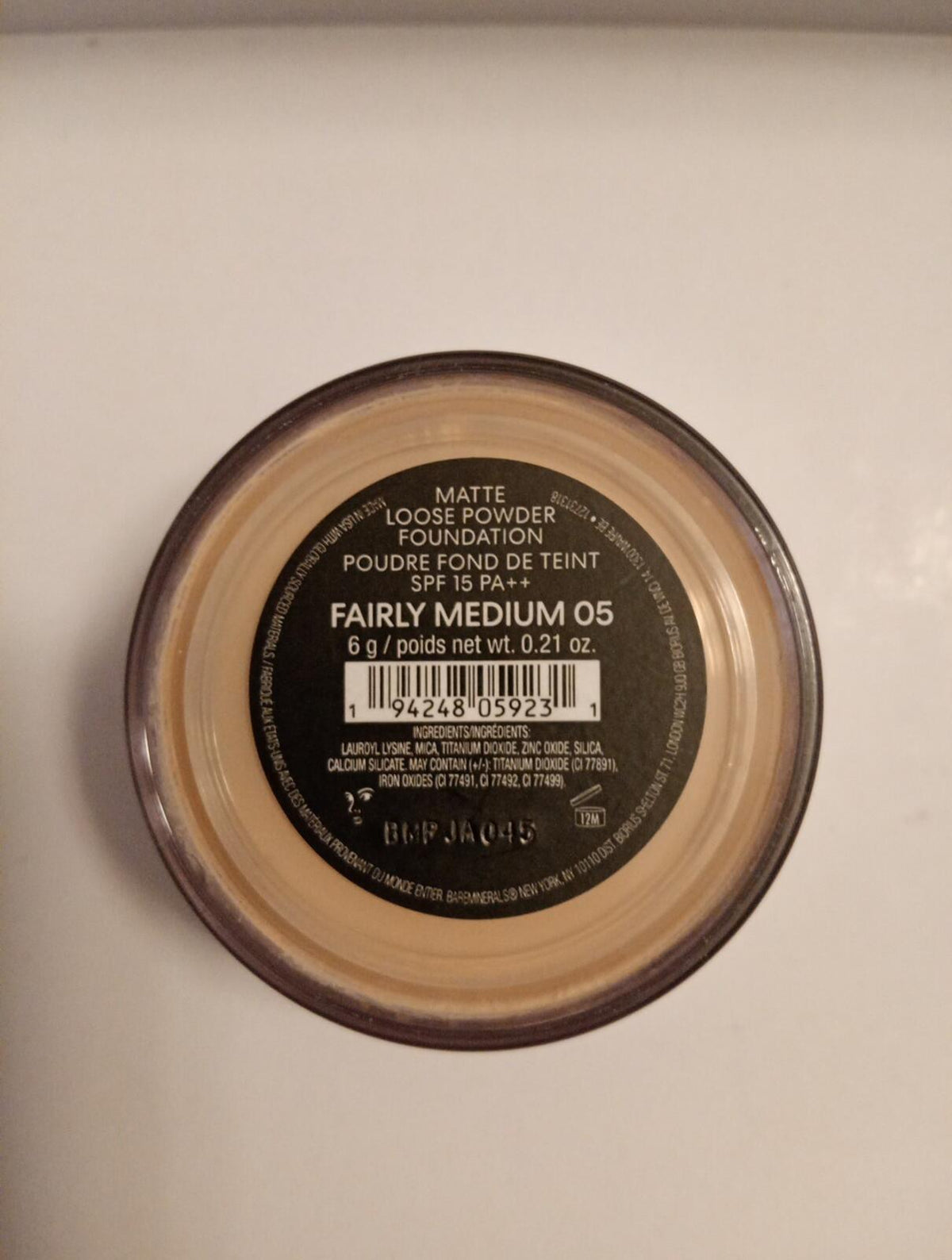bareMinerals Original Loose Powder Foundation, Fairly Medium 05 - 8 g