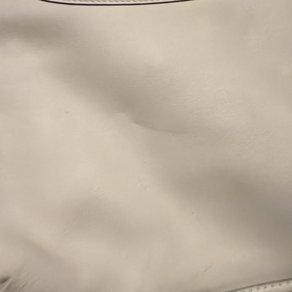 Coach New York Limited Re-Edition 1997 Curve Zip Bag Chalk White Leather BNWT