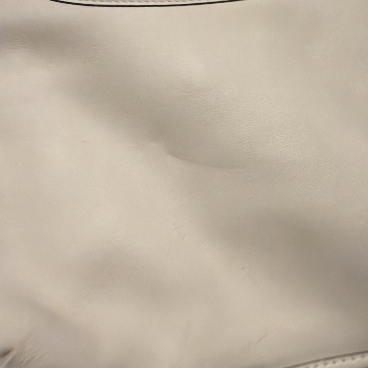 Coach New York Limited Re-Edition 1997 Curve Zip Bag Chalk White Leather BNWT