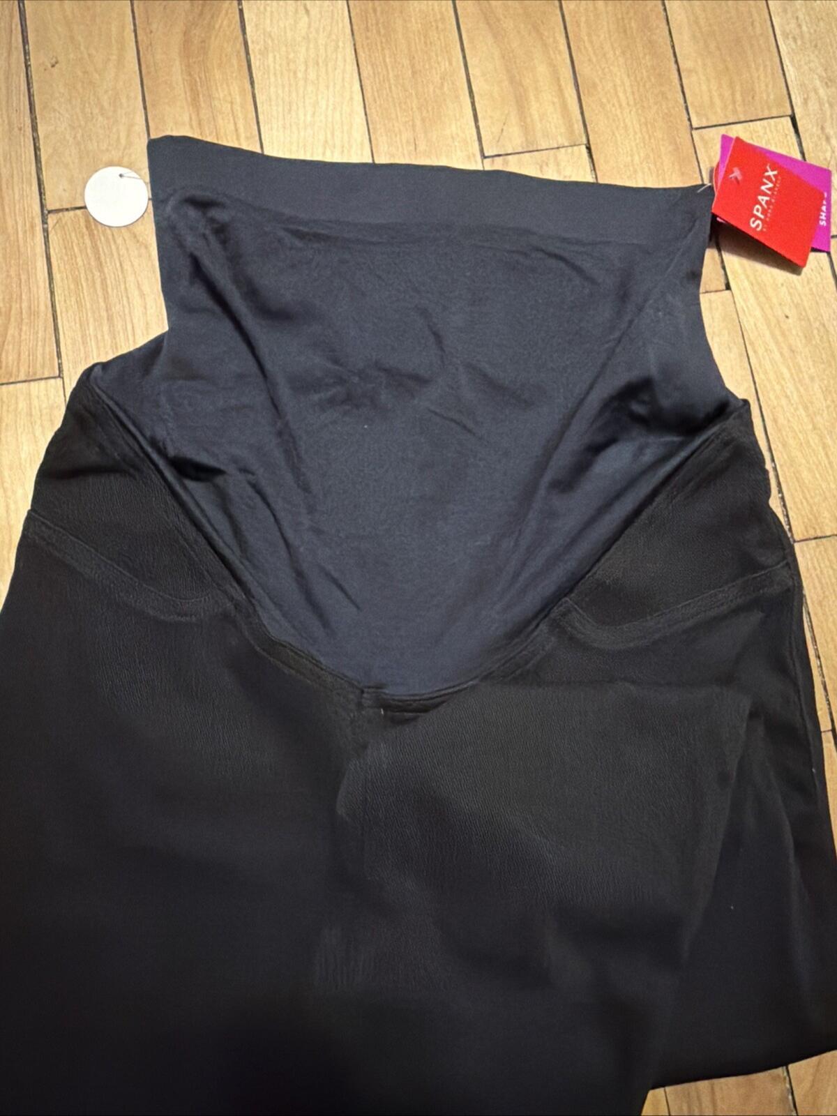Spanx Mama Jean-ish Maternity Leggings Jeggings Size M 12-14 Black BNWT £98