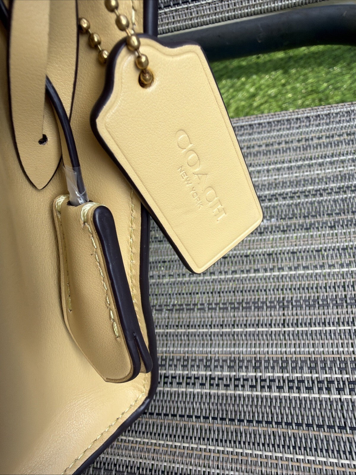 Coach Sammy Top Handle 21 Bag smooth leather Hay - Yellow  RRP £550 BNWT