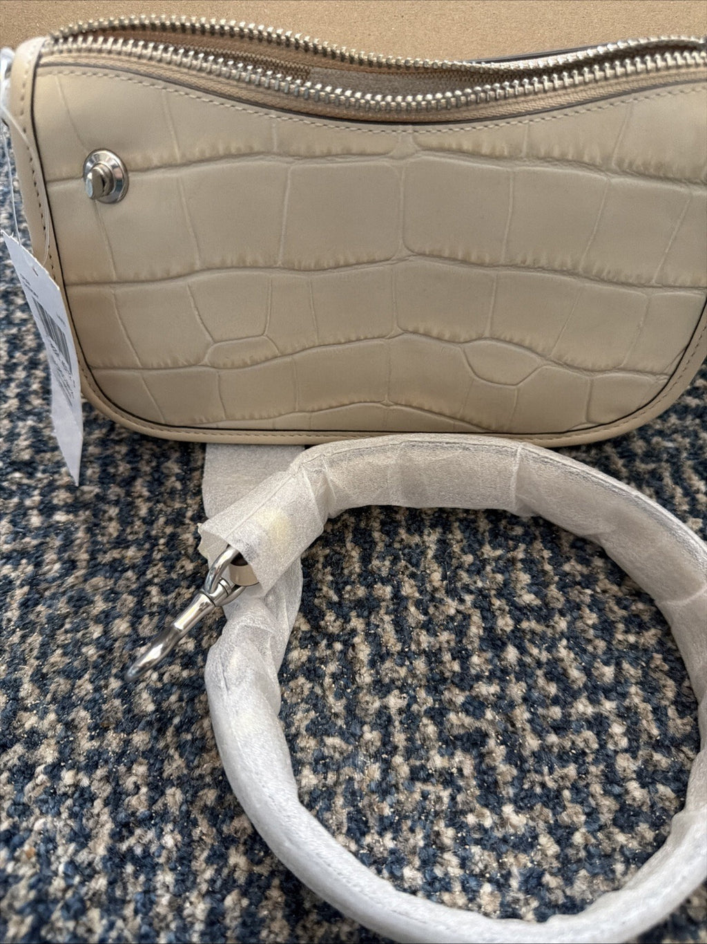 Coach Embossed Crocodile Ivory Swinger Bag BNWT £250