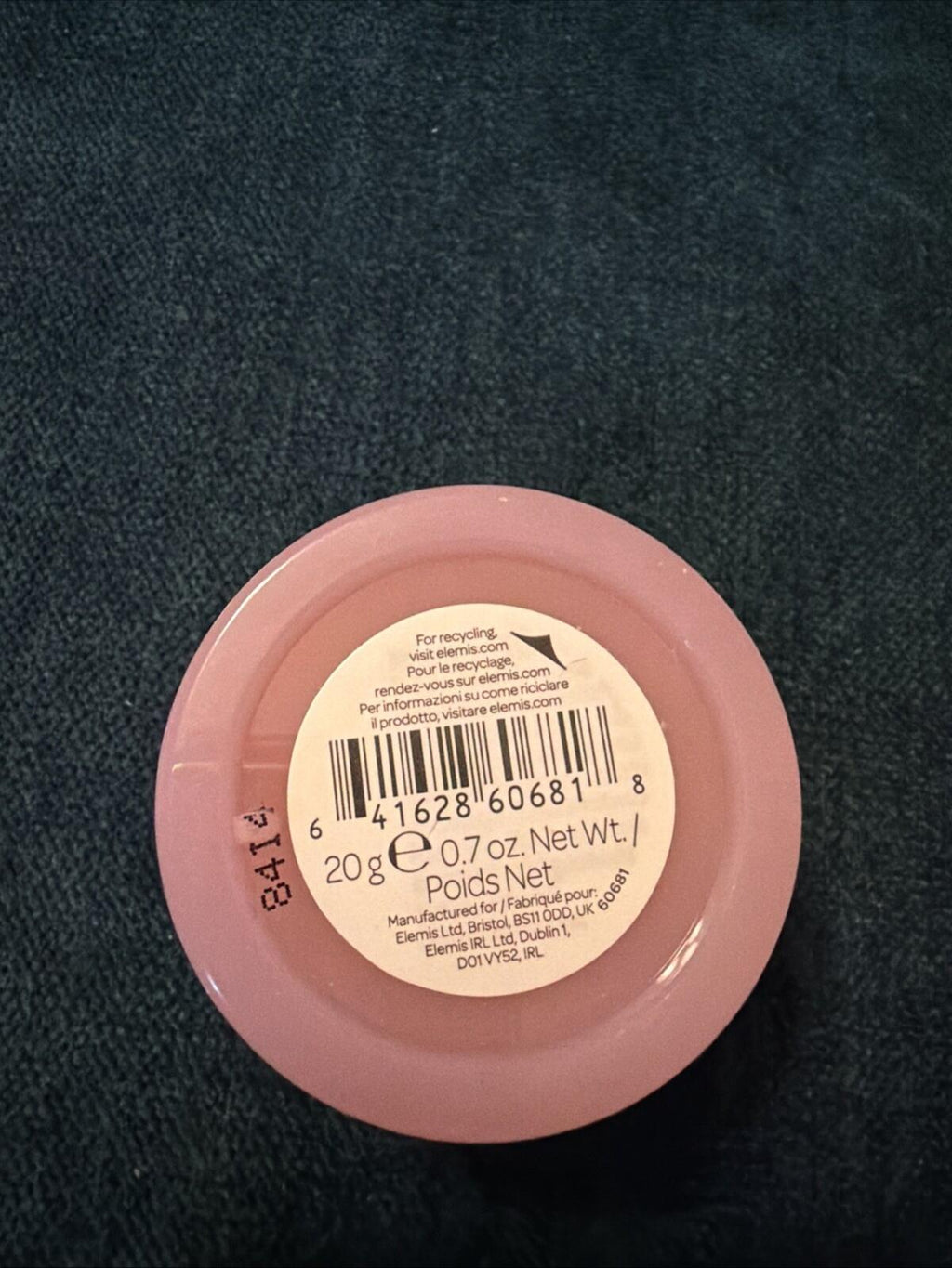 Elemis Pro Collagen Rose Cleansing Balm 20g  New Unboxed