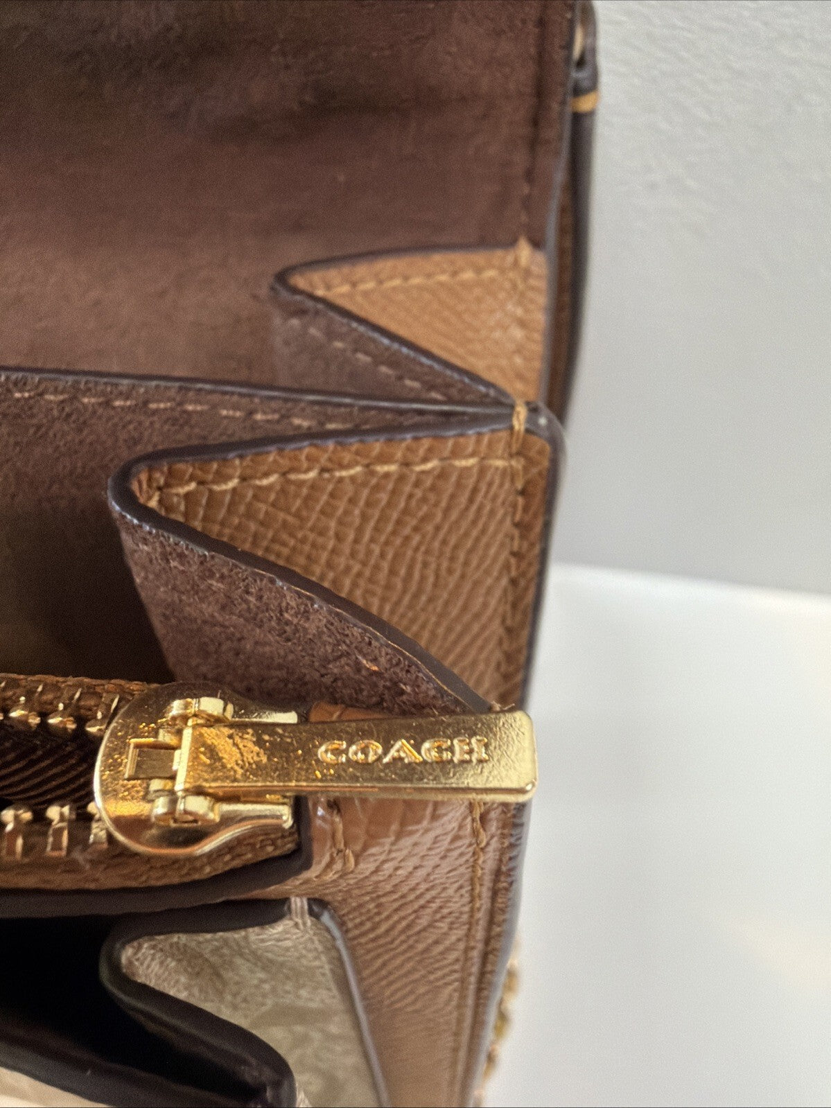 COACH Klare Crossbody Bag In Signature Canvas & Cross Grained Leather BN