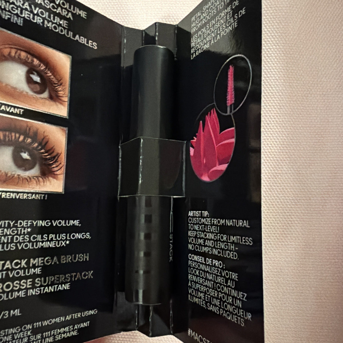 Mac Stack Mascara - Black - 3ml Superstack Mega Brush BN