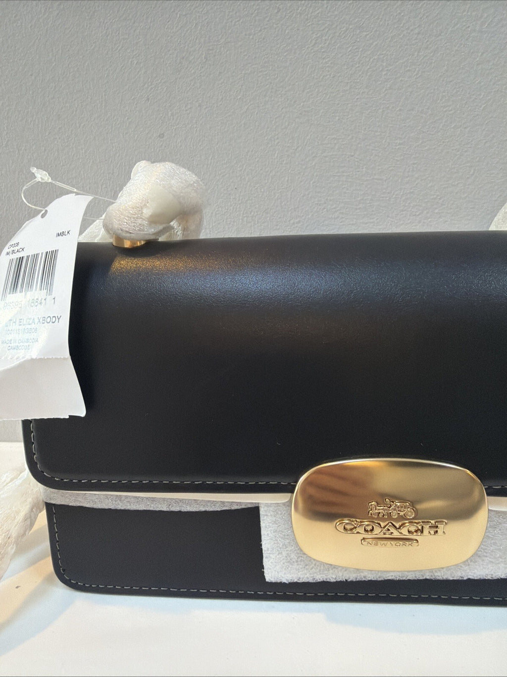 Coach Eliza Flap Crossbody Bag BNWT black