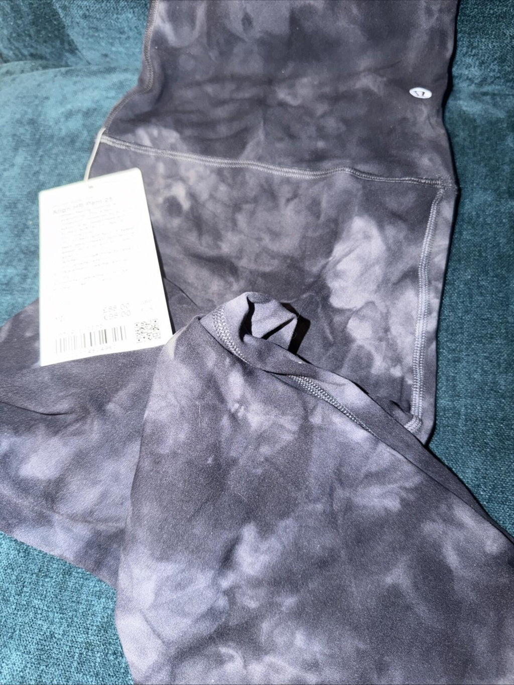Lululemon Align High Rise 25” Leggings Diamond Dye Grey 10 Uk14 BNWT Damage