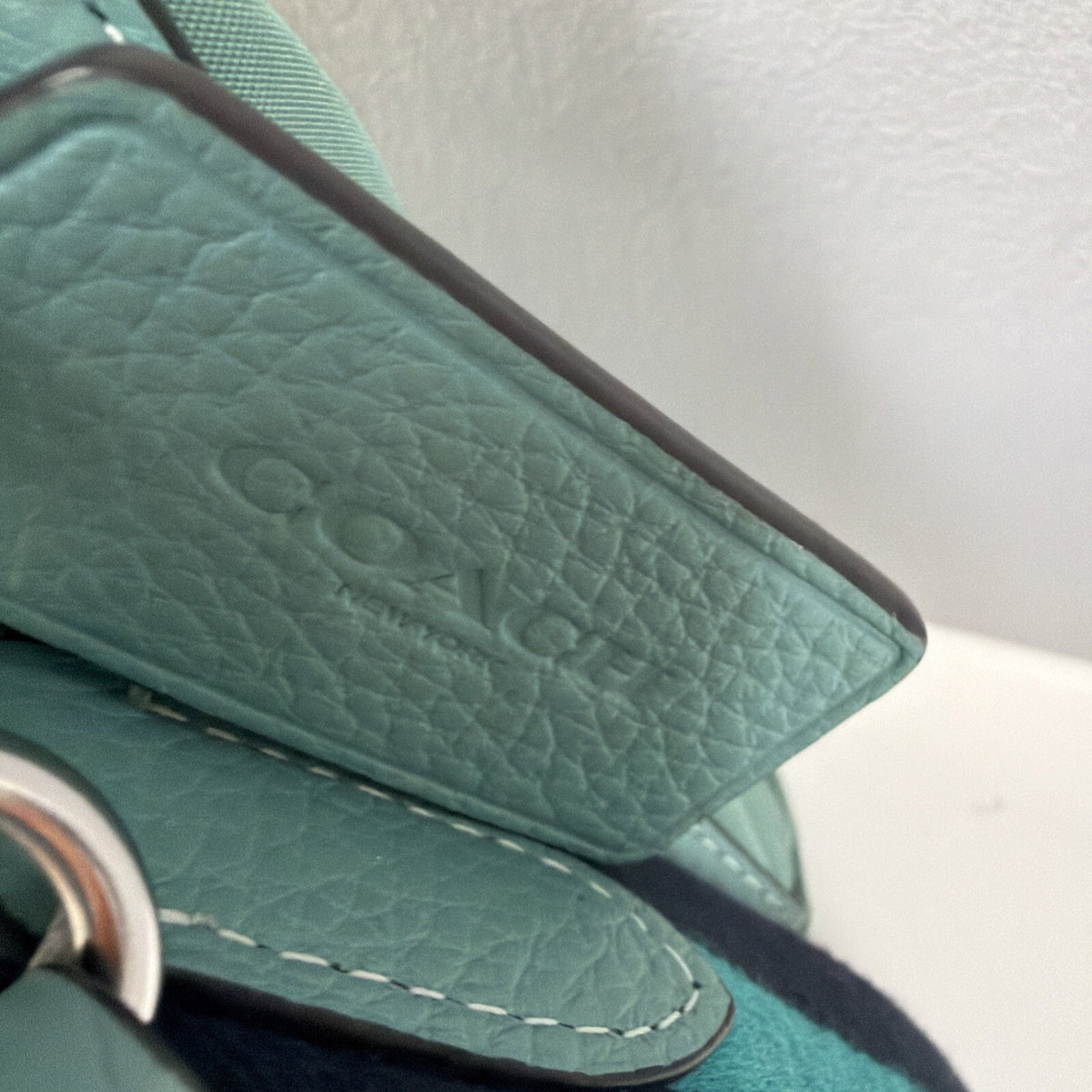 Coach Nylon Ellis Shoulder Bag CA205 Blue Green Multi With Coin Purse £425 BNWT