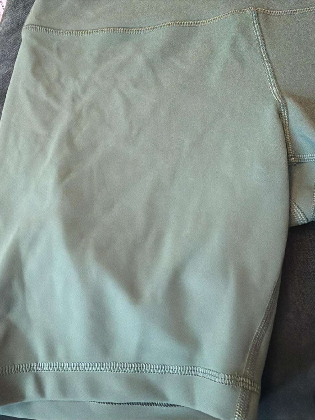 Lululemon Wunder Train High Rise Short 8" Teal Lagoon Size 14 (uk 18) Seam Issue