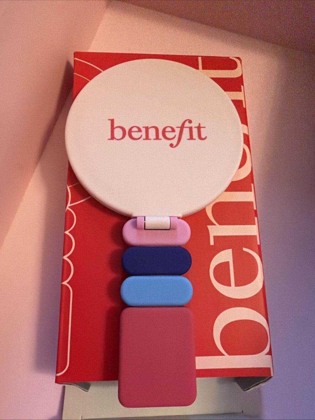 Benefit Cosmetics Branded Mirror Handheld & With Stand BNIB