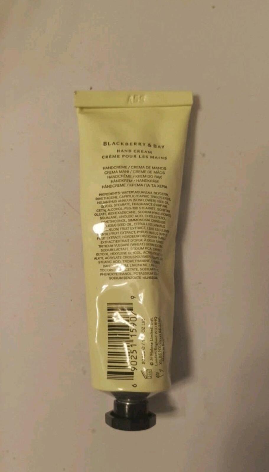 Jo Malone London Blackberry &Bay Hand Cream 30ml - Luxury Moisturizing
