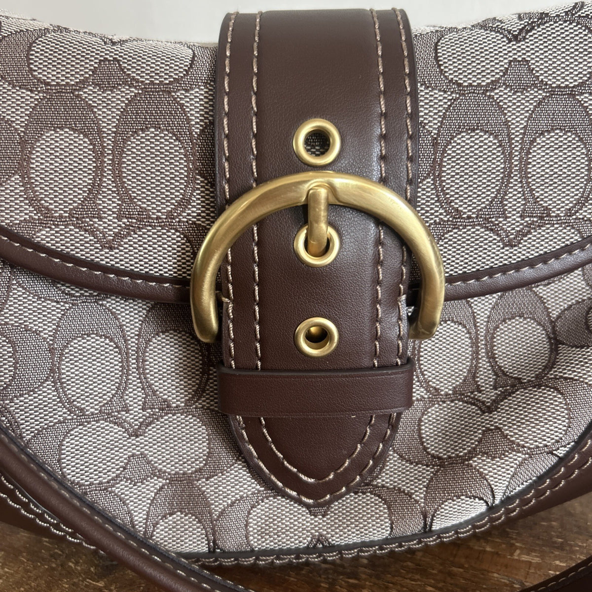 409 Coach Soho 25 In Signature Oak Maple BNWOT