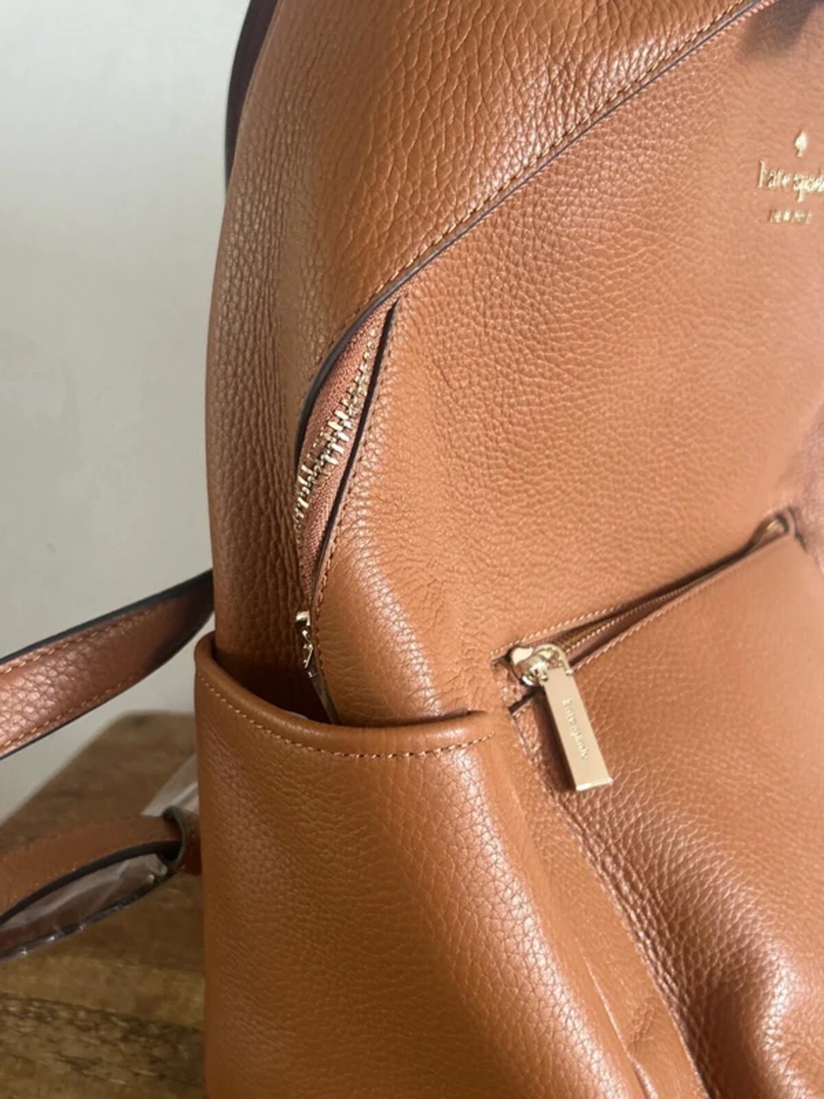 Kate spade Large Leila Dome backpack Gingerbread BNWT Rucksack