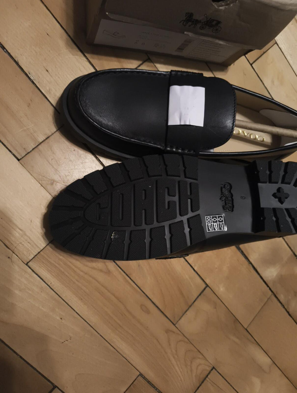 Coach Janie loafers - Black Size 4 BNIB EUR 36.5 UK 4