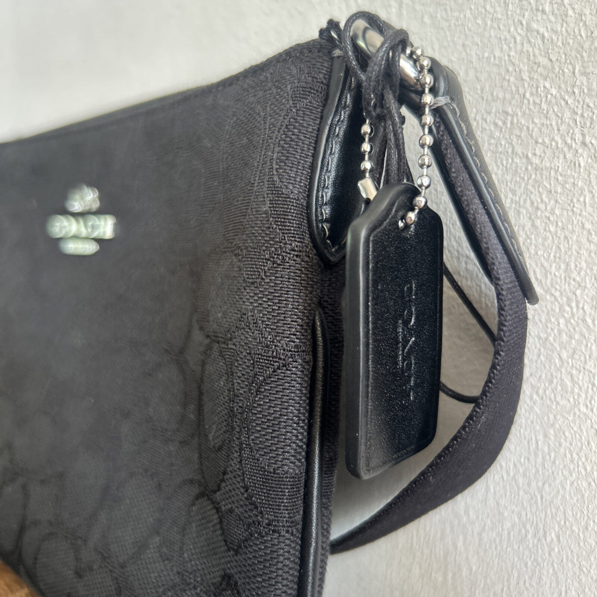 418 Coach Pace Crossbody BNWOT in Black Signature Jacquard
