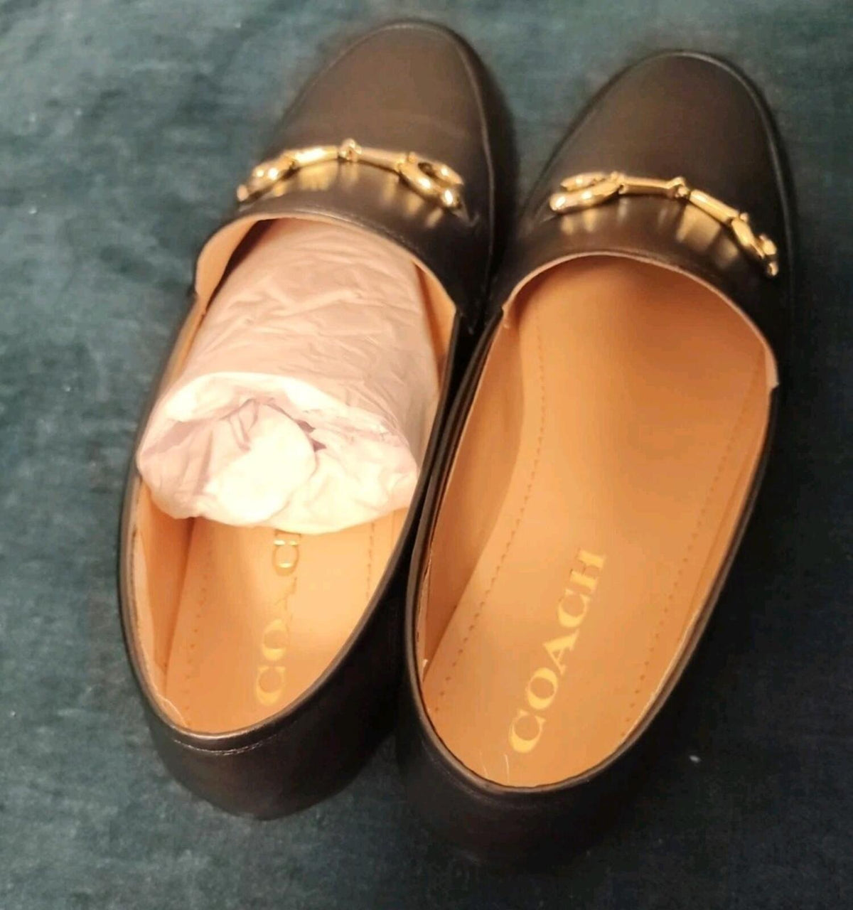 Coach Haley Loafers Black UK 5.5 EUR 38 US 7.5 Runs Small